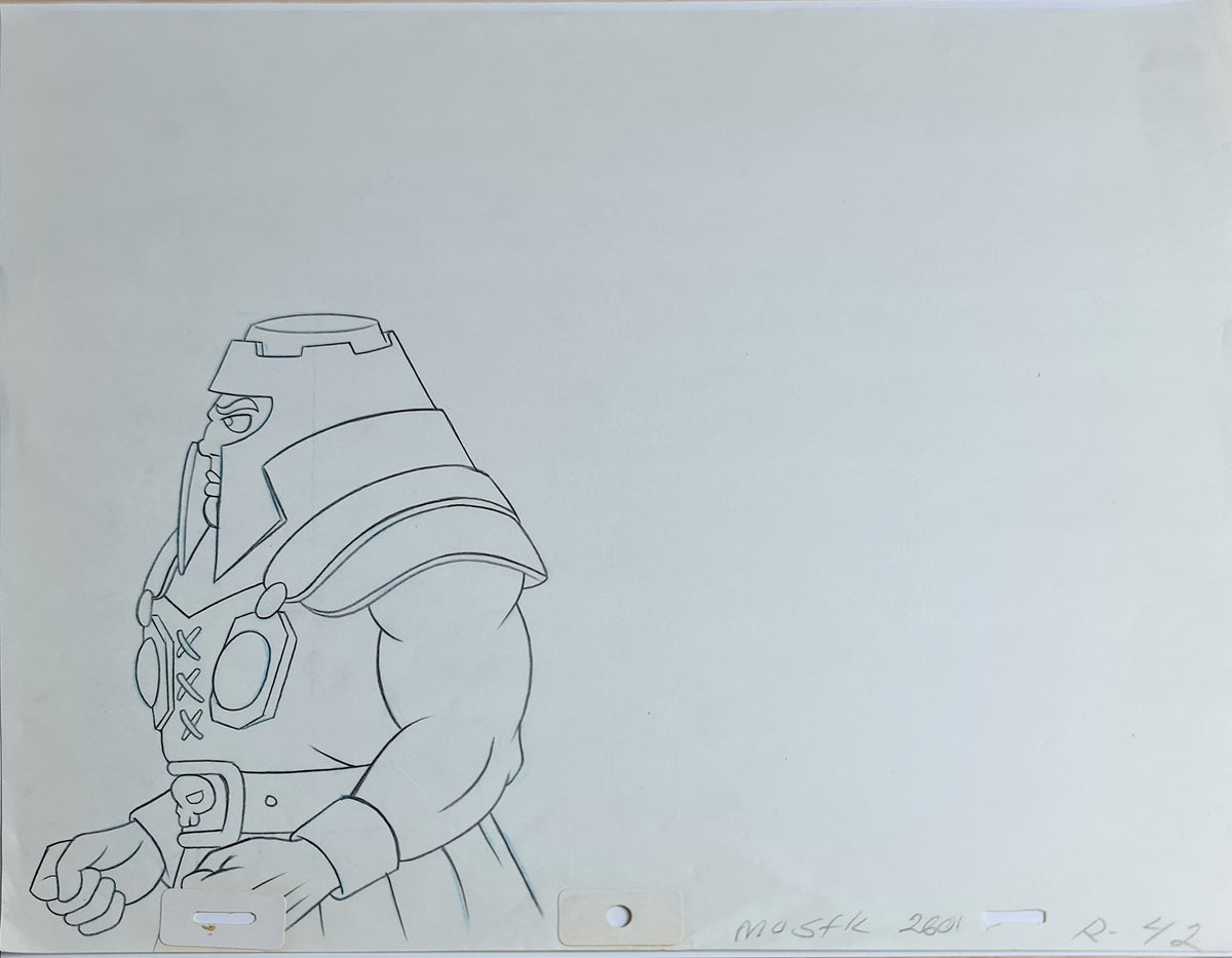 He-Man MOTU Animation Production Cel Drawing: Ram Man - 2855
