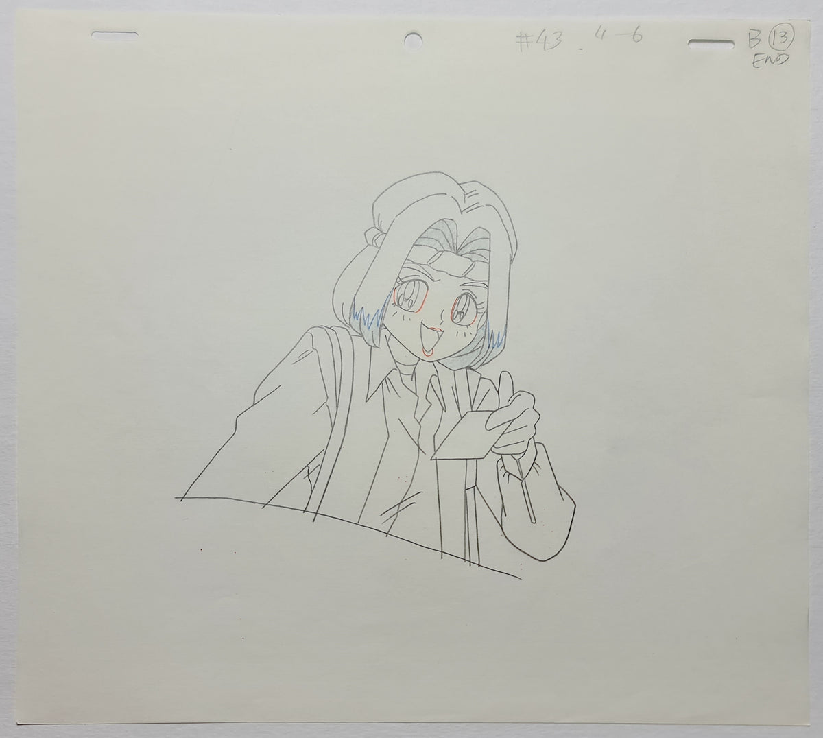 Sailor Moon Animation Production Cel Drawing Genga: 3034