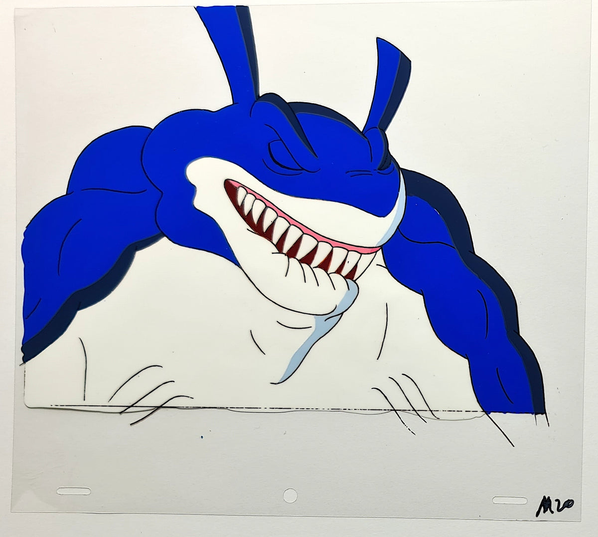 Street Sharks Animation Production Cel: Mantaman - 3065