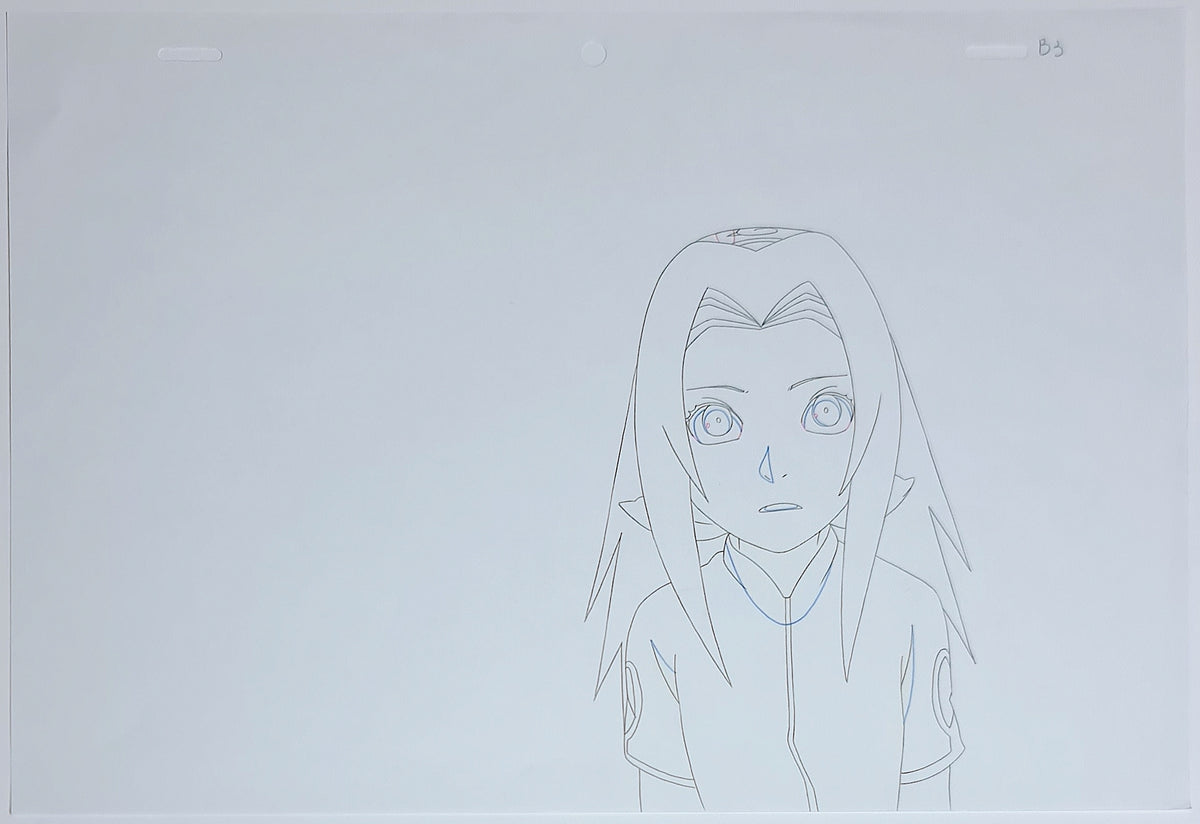 Naruto Animation Production Cel Drawing Douga: Sakura - 3402