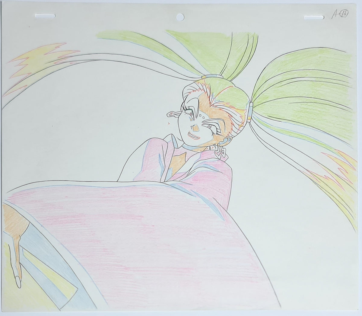 Sailor Moon Animation Production Cel Drawing Genga: 3416