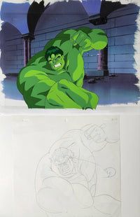 Load image into Gallery viewer, Animation Production Cel Drawing: The Hulk - 3550

