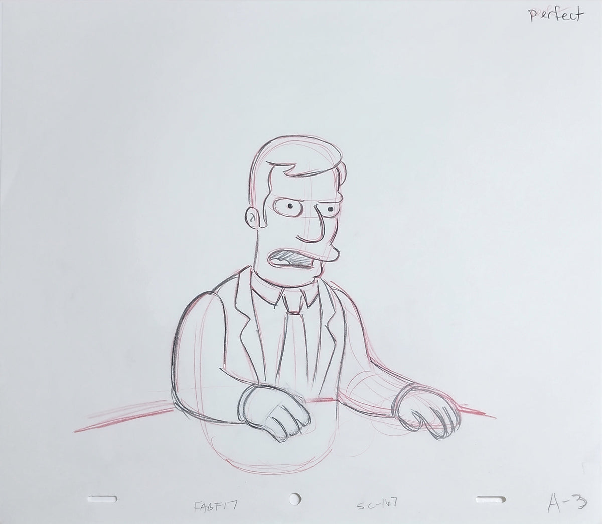 Simpsons Drawing Animation Production Cel - 3837