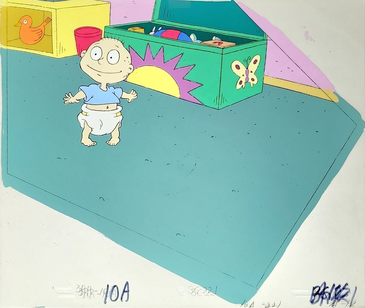 Rugrats Tommy Animation Production Cel - 3849