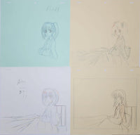Load image into Gallery viewer, Spiral Bonds of Reasoning Animation Production Cel Drawing: 6 Sheets - 4122
