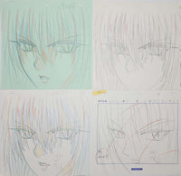 Load image into Gallery viewer, Spiral Bonds of Reasoning Animation Production Cel Drawing: 7 Sheets - 4128
