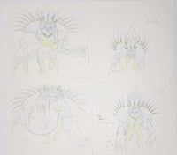 Load image into Gallery viewer, Flame of Recca Lot of 17 Animation Production Cel Drawing Douga: 4212
