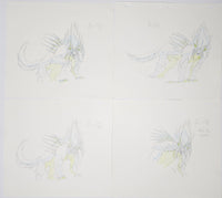 Load image into Gallery viewer, Flame of Recca Lot of 17 Animation Production Cel Drawing Douga: 4212
