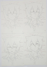 Load image into Gallery viewer, Sankarea Lot of 24 Animation Production Cel Drawing Douga: 4213
