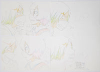 Load image into Gallery viewer, Sankarea Lot of 9 Animation Production Cel Drawing Douga: 4215
