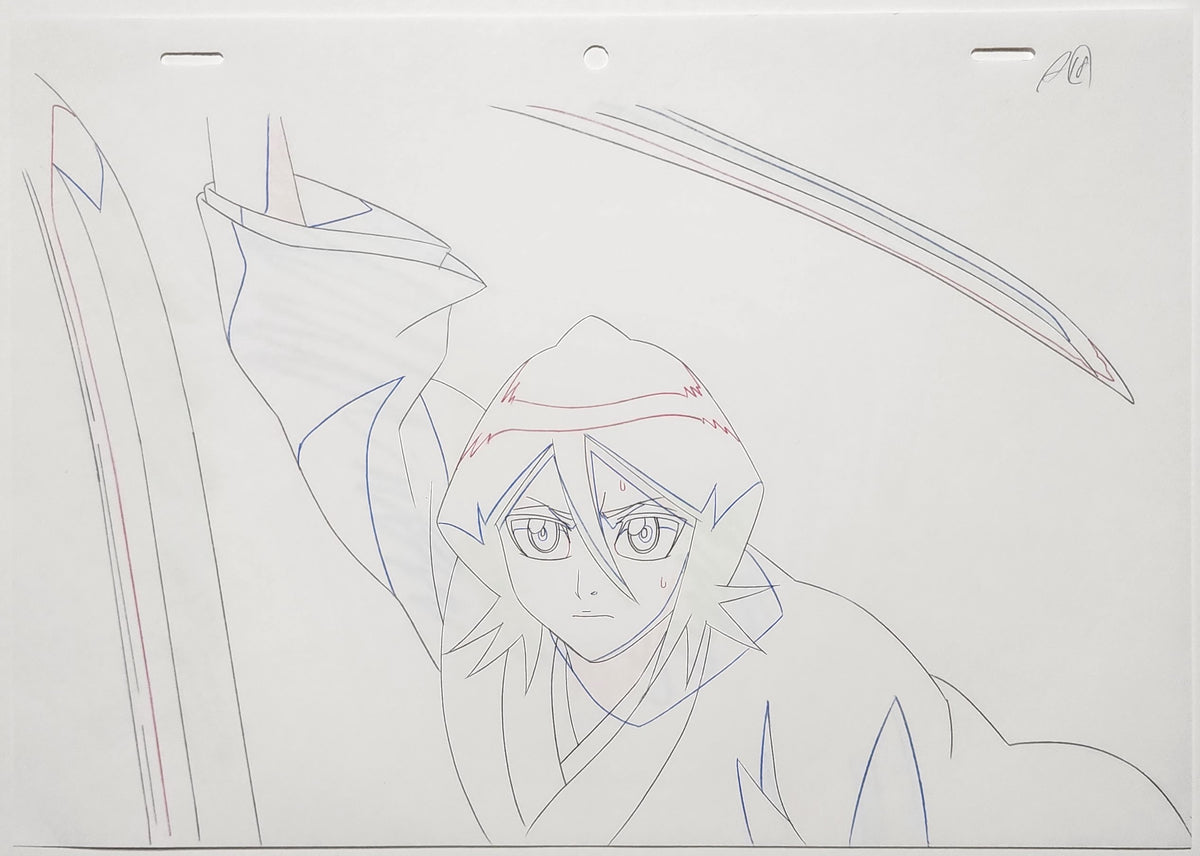 Bleach Animation Production Cel Drawing Douga Genga: Rukia - 4230