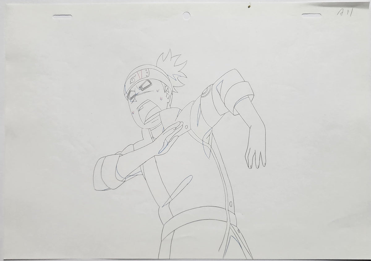 Naruto Animation Production Cel Drawing Douga: Iruka - 4336