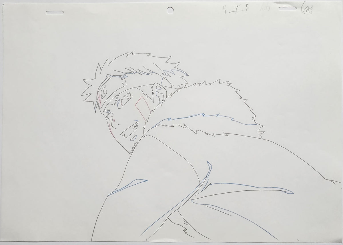 Naruto Animation Production Cel Drawing Douga: Kiba - 4342