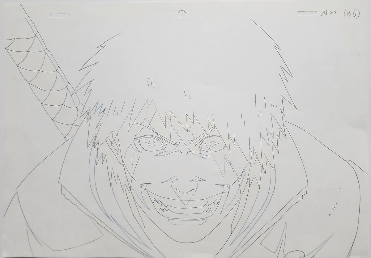 Naruto Animation Production Cel Drawing Douga: White Zetsu - 4347